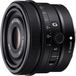 Sony SEL-50F25G Obiettivo Full-Frame Focale Fissa 50mm Serie G Premium per Mirrorless  