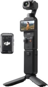 DJI Osmo Pocket 3 Creator Combo, fotocamera 4K con stabilizzazione e microfono integrato