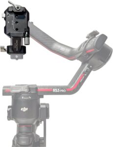 Supporto Verticale RS3 di DF DIGITALFOTO con Giunto Cardanico di Seconda Generazione per DJI RONIN RS2/RS3/RS3Pro