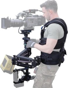 DF DIGITALFOTO Steadycam Thanos PROCINE in azione con fotocamera cinematografica