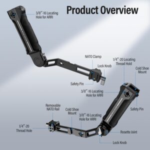 SIRUI Impugnatura per gimbal DJI con imbracatura regolabile e impugnatura in silicone per una presa stabile e confortevole