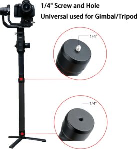 Asta di estensione in fibra di carbonio HAFOKO compatibile con gimbal DJI e Zhiyun, ideale per riprese professionali