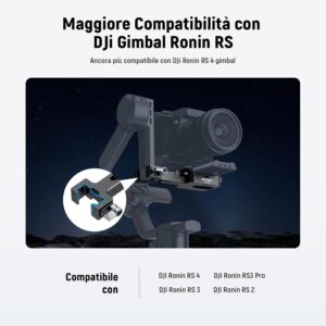 NEEWER RS4 RS3 Supporto Fotocamera Verticale compatibile con DJI Ronin  