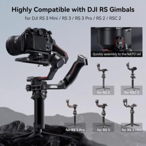 SmallRig Impugnatura Regolabile per DJI RS 4/RS 3 Mini - Accessorio ergonomico per stabilizzare le riprese