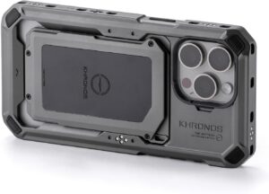 TILTA Khronos Phone Cage per iPhone 15 Pro Max, mobile video rig in lega di alluminio per videoregistrazione professionale