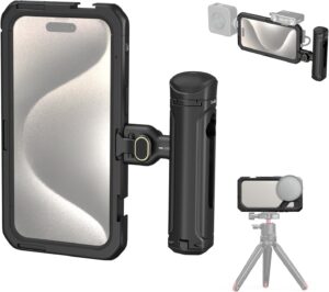 SMALLRIG Kit Gabbia per iPhone 15 Pro Max con maniglia a sgancio rapido per registrazioni video professionali