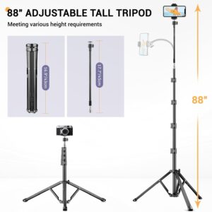 Treppiede Victiv 224cm con collo d'oca e telecomando per smartphone  