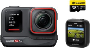 Insta360 Ace Pro Kit GPS - Action cam impermeabile con sensore Leica e 4K120fps