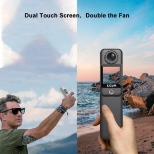 SJCAM C300 Action Cam 4K30fps con schermo touchscreen, fotocamera subacquea e stabilizzazione elettronica a 6 assi