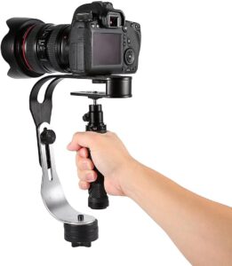 Gimball per Nikon, stabilizzatore video portatile per fotocamera DSLR, videocamera e smartphone, ideale per riprese stabili e fluide.