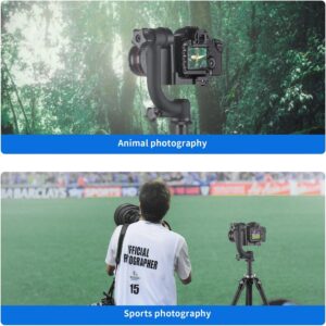 Selens Treppiede Testa Fotocamera Panorama Gimbal 360 gradi in uso per fotografia sportiva e all'aperto