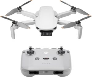 DJI Mini 4K con fotocamera 4K HD, stabilizzatore 3 assi e autonomia di volo fino a 31 minuti