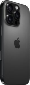 Apple iPhone 16 Pro 512 GB in titanio nero con fotocamera avanzata e display 4K Dolby Vision