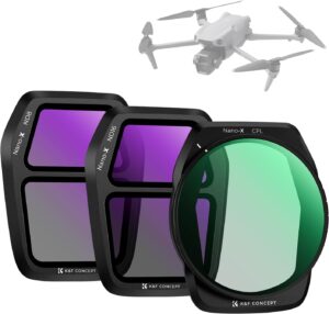 Set di 3 Filtri ND PL per DJI Air 3S, ideali per migliorare la qualità delle riprese aeree