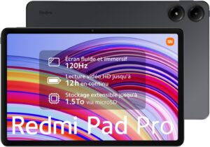 Xiaomi Redmi Pad Pro grigio, tablet con Snapdragon, 128 GB, Wi-Fi 6 e Android 14  