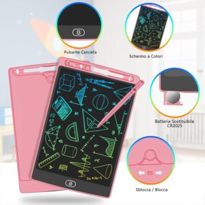 JOEAIS LCD Tavoletta Grafica 8,5 pollici per scrivere e disegnare, regalo perfetto per bambini  