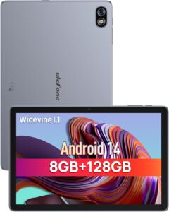 Ulefone Tab W10 2024, tablet Android 14 con schermo da 10.1", 5G e fotocamera 8 MP, disponibile in grigio