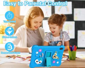 YUMBOT Tablet Bambini 8 Pollici con WiFi, Bluetooth, Android 11 e Controllo Parentale per bambini 3-6 anni