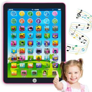 GAGINAN Bambini Learning Pad per bambini 3-8 anni, tablet educativo interattivo  