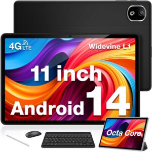 Tablet DOOGEE T30E Android 14, 11 pollici con accessori inclusi come tastiera Bluetooth, mouse, custodia e penna