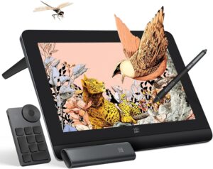 XPPen Artist Pro 16 2nd Tavoletta grafica con schermo da 16 pollici, penna passiva 16K livelli di pressione, telecomando wireless e supporto pieghevole