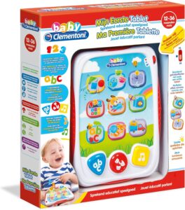 Immagine del Clementoni 0609006 Il Mio Primo Tablet, il tablet educativo ideale per bambini con giochi interattivi e design sicuro.