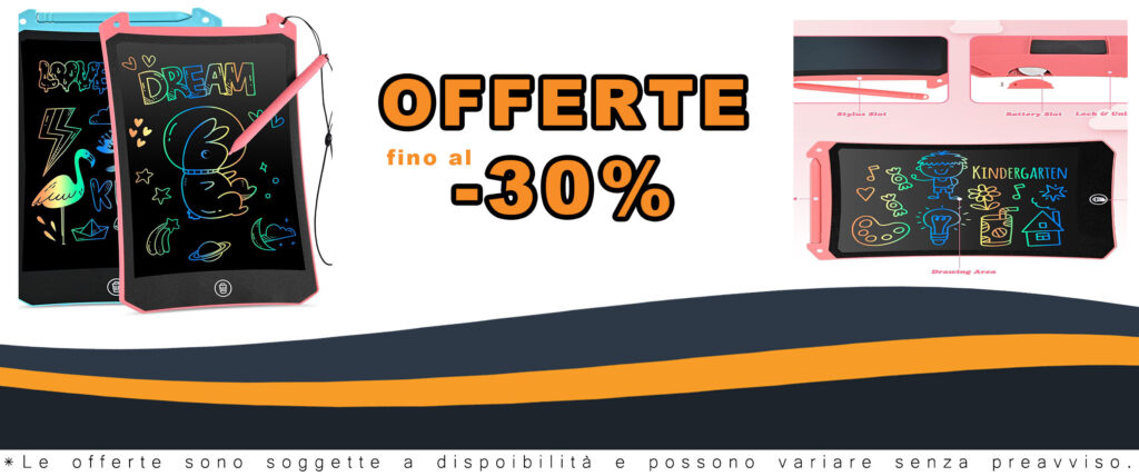 Lavagnetta Cancellabile 8,5 Pollici 2 Pezzi, ideale per bambini dai 2 agli 8 anni, con penna e corda elastica inclusi, perfetta per stimolare la creatività.