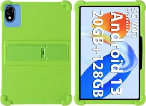 YGoal Custodia protettiva in silicone per DOOGEE U9/U10/U10 Pro, verde, resistente agli urti e ideale per bambini.