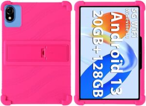 Custodia protettiva rosa per DOOGEE U9/U10/U10 Pro, design leggero e antiurto ideale per bambini  