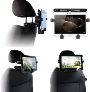 Supporto per tablet auto Navitech, compatibile con DOOGEE U9, con design regolabile per tablet da 10 pollici.