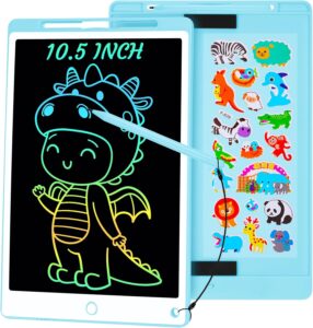 Damcyer Tavoletta Grafica LCD Scrittura per bambini con schermo da 10.5 pollici, colore blu