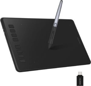 HUION Inspiroy H950P Tavoletta Grafica Digitale con 8 Tasti Personalizzabili, Perfetta per Lavoro e Studio