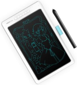 Daoco Smart Graphics Tablet in colore bianco, perfetto per disegno digitale e professionisti creativi.