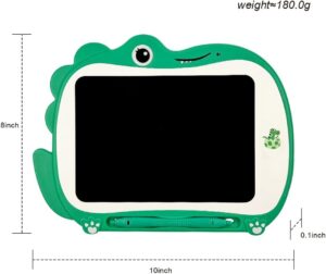 Tablet da disegno LCD colorato da 8,5 pollici, ideale per bambini di età 2-3 anni, con pennino incluso.