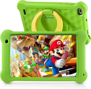 Wainyok Tablet Bambini con Display da 7 Pollici e Custodia Protettiva, ideale per l'uso quotidiano da parte dei bambini