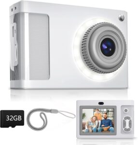 Fotocamera digitale ARNSSIEN 1080P per bambini con luci LED