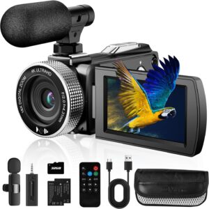 Vmotal Videocamera 4K con accessori