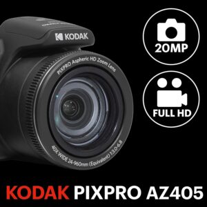 KODAK Pixpro Astro Zoom AZ405 con zoom x40 e display LCD