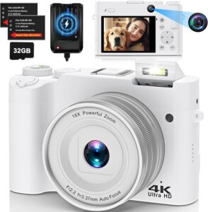 Fotocamera Digitale 4K con Dual Camera e 64MP di risoluzione