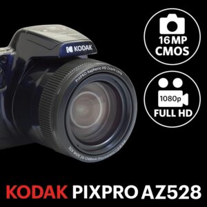 KODAK Pixpro AZ528 blu notte con zoom ottico potente