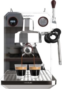 Cecotec Macchina da Caffè Espresso Barista Baristeo Intima con sistema di pre-infusione e pompa da 15 bar  