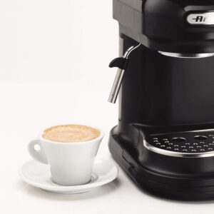 Ariete 1318 Macchina per caffè espresso con macinacaffè integrato e cappuccinatore per latte