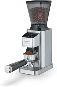 Immagine del BaristaChef Inox - Macinacaffè Elettrico con meccanismo conico in acciaio inox, 48 livelli di macinazione