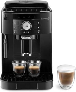 De'Longhi Perfetto Magnifica S ECAM11.112.B, macchina da caffè automatica per espresso e cappuccino con montalatte e chicchi macinati freschi